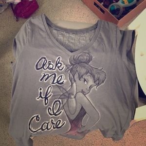 Short sleeved tinker bell shirt
